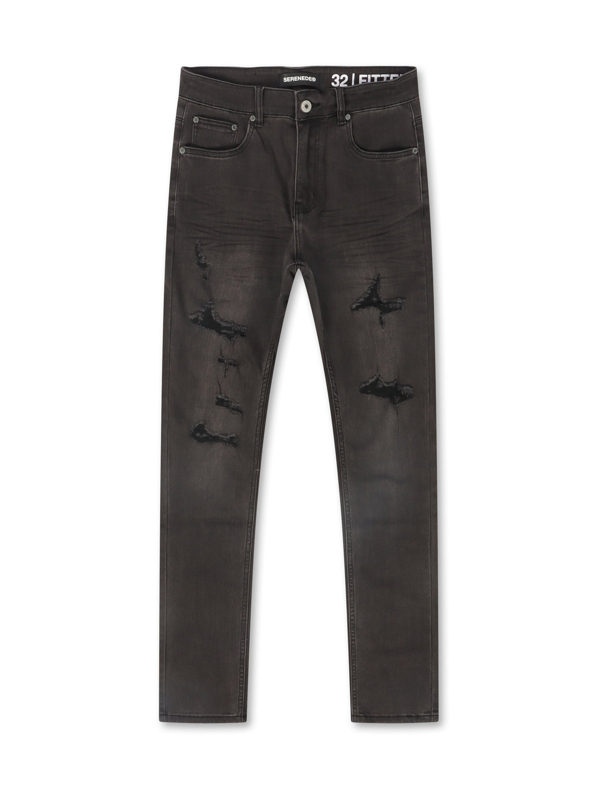 Serenede Shadow 33 Skinny Jeans - Coal