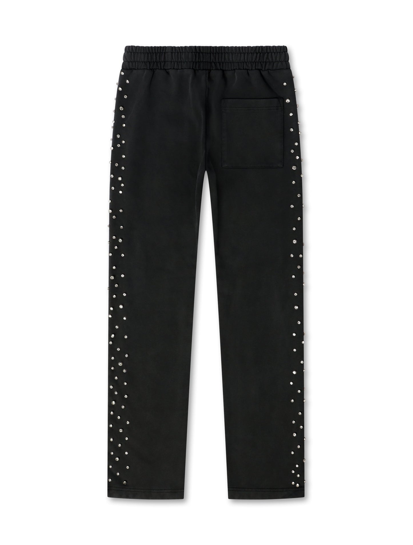 Embellish Ice Lounge Rhinestone Sweatpants - Black