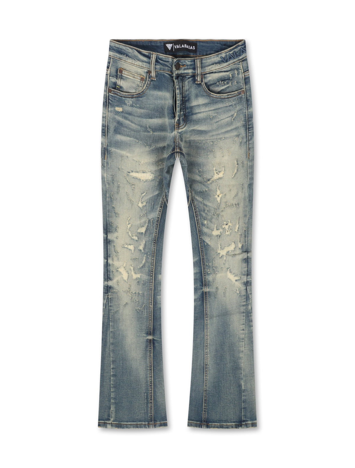 Valabasas Hibet Stacked Jeans - Vintage Blue