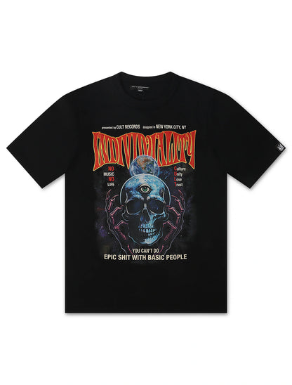 Cult Of Individuality Psychedelic Crew Tee - Black