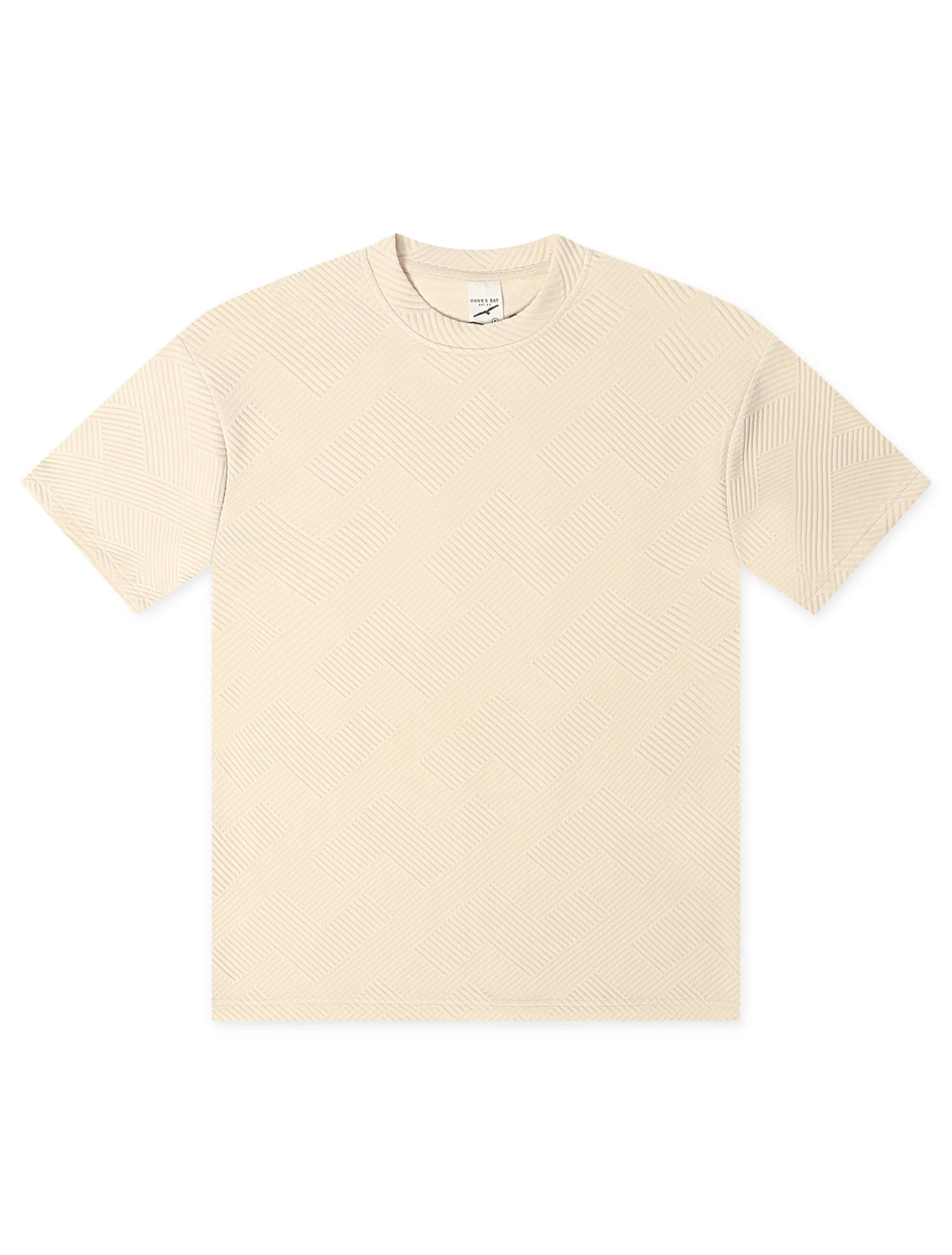 Denim Exchange Knit Tee - Ivory