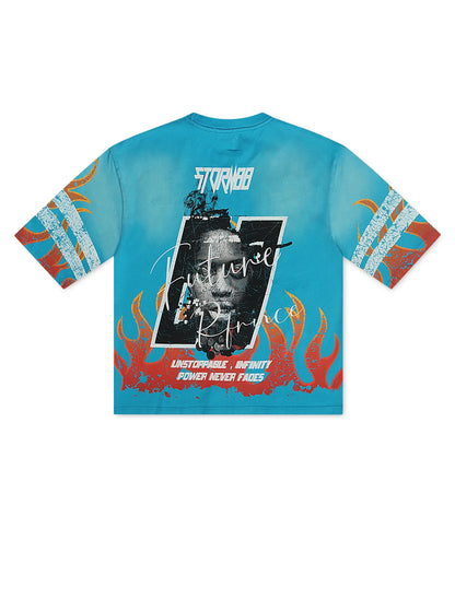 Kleep Senka Single Knit Tee - Aqua