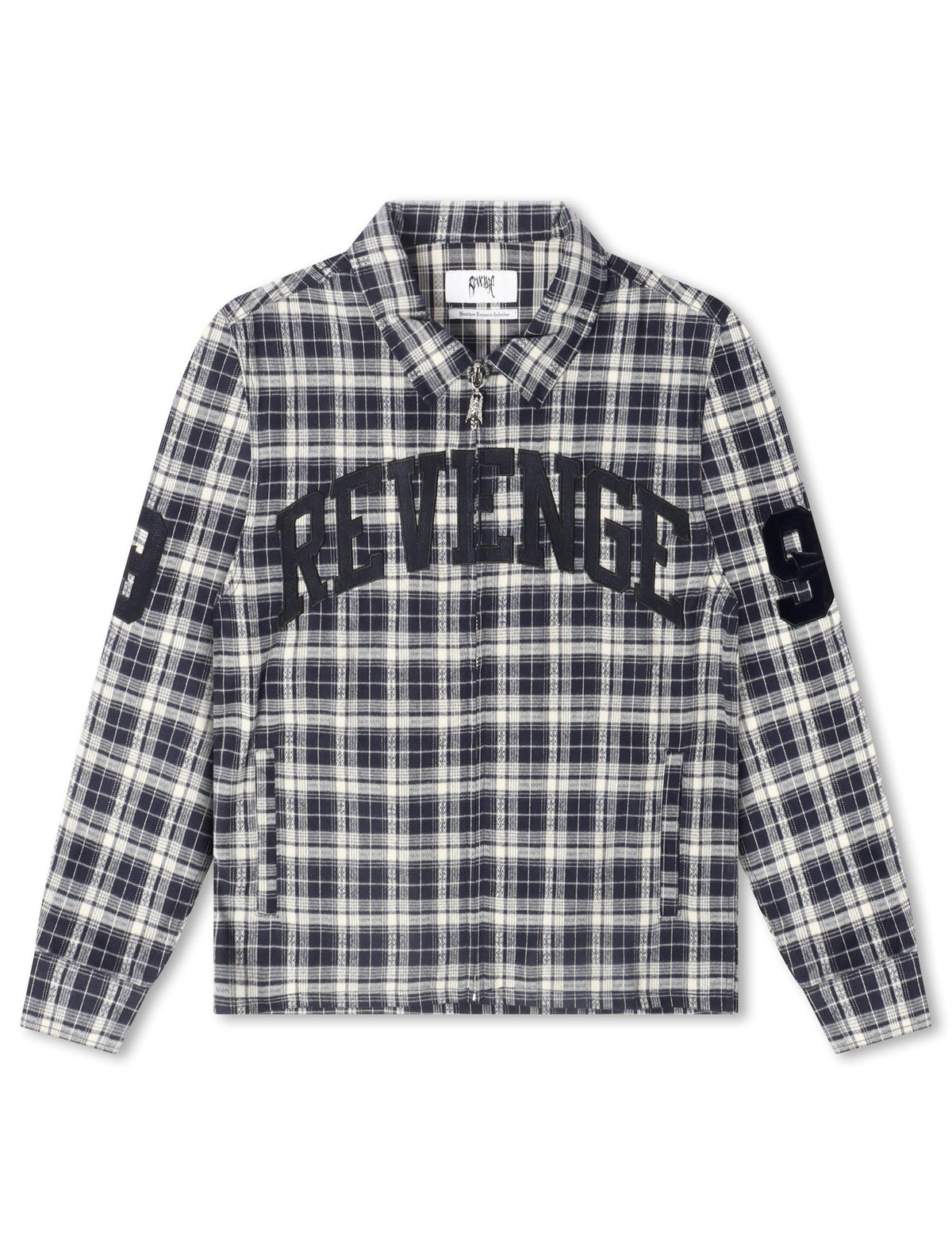 Revenge Valkyrie Embroidered Flannel - Navy