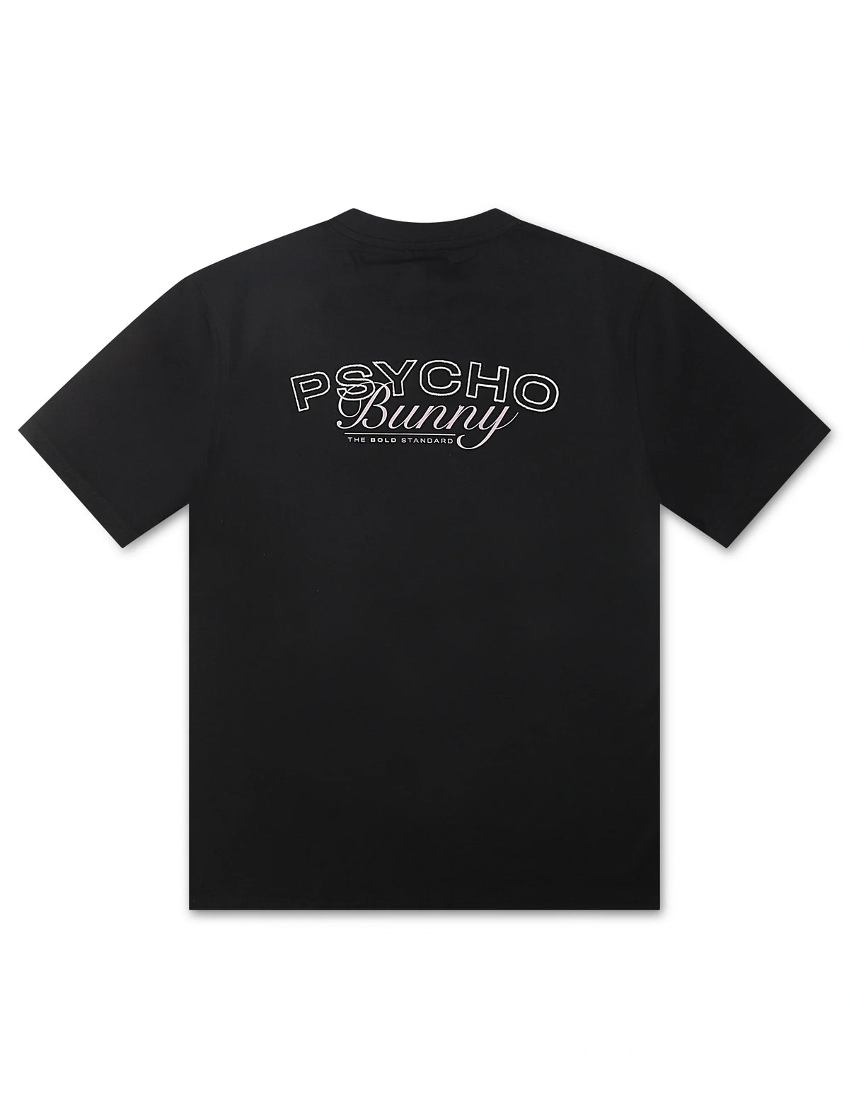 Psycho Bunny Enzo Back Graphic Tee - Black