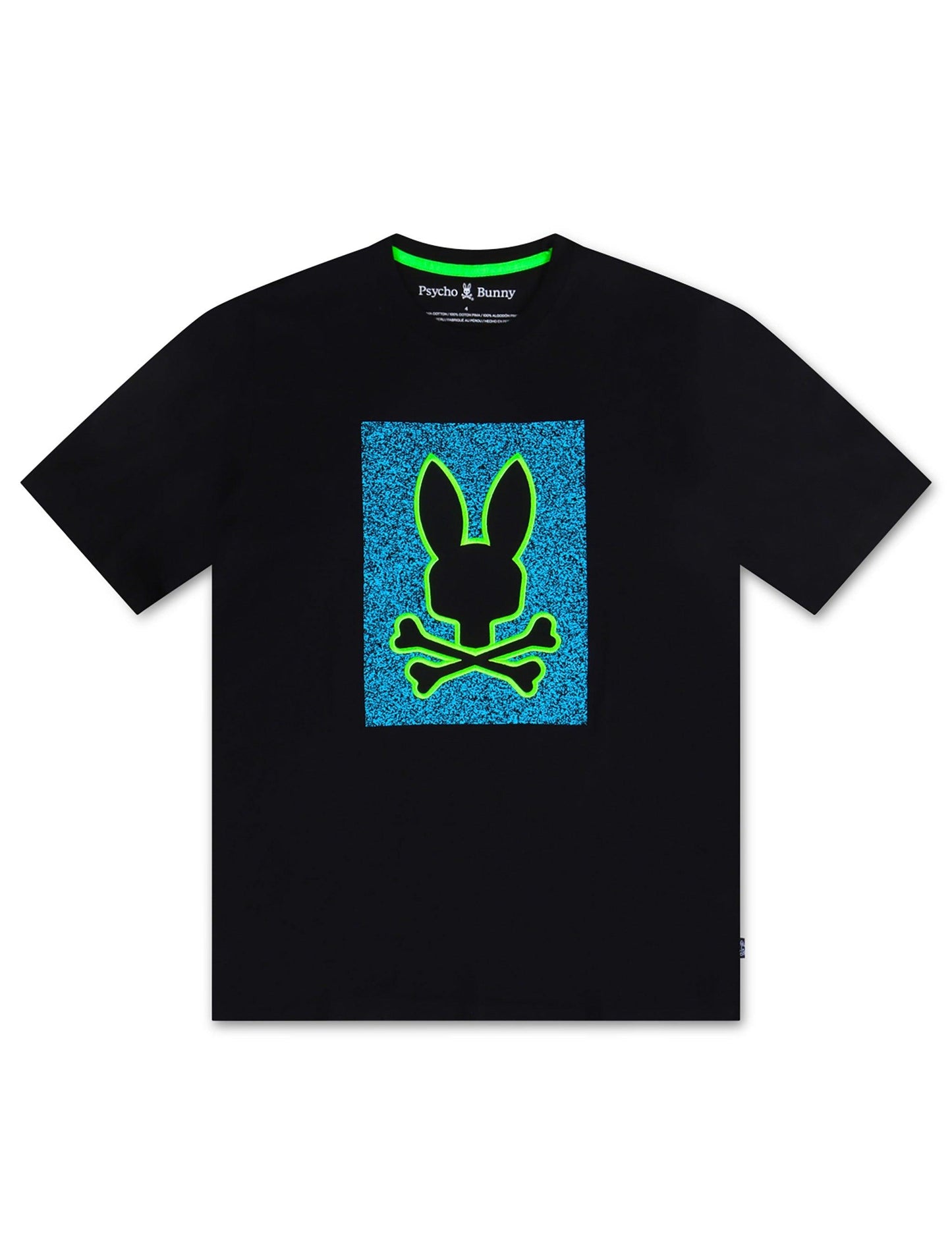Psycho Bunny Livingston Graphic Tee - Black