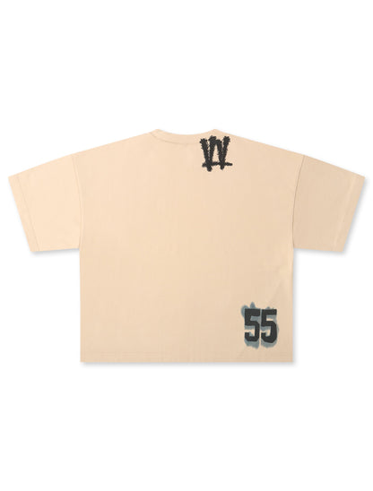 Valabasas NO.5 Boxy Oversized Tee - Beige
