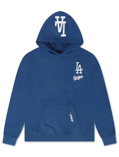 Pro Standard Dodgers Stacked Los Angeles Hoodie - Dark Blue