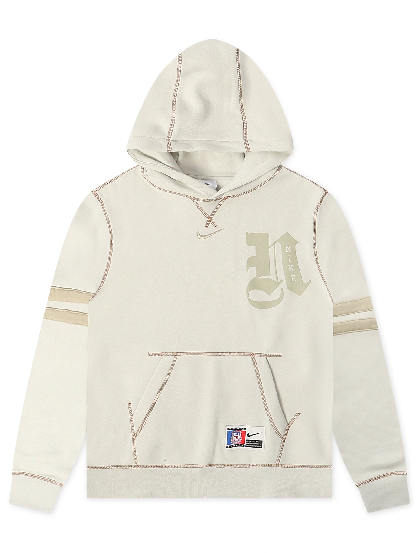 Nike Mens Nike Club Next Up Hoodie - Light Bone