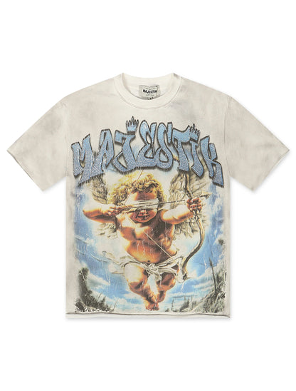 Majestik Baby Angel French Terry Tee - Off White