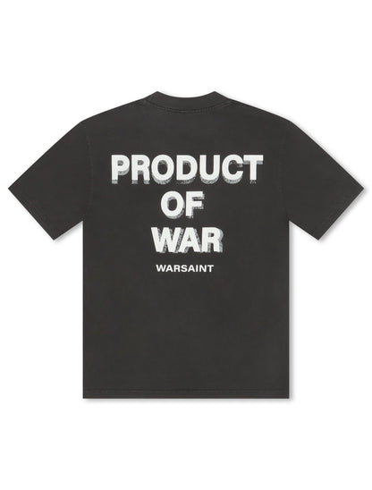 Warsaint Product of War Tee - Washed Black