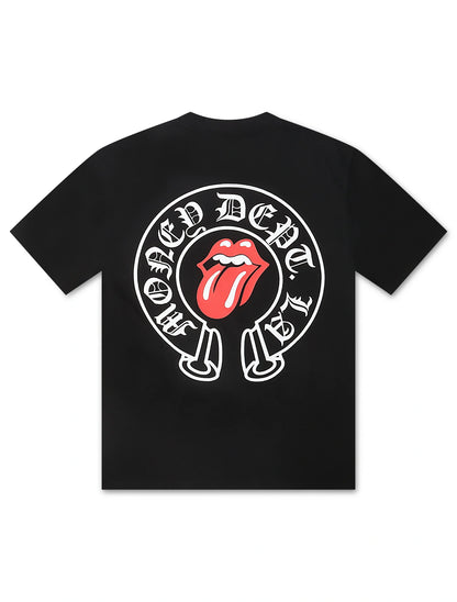 Money Dept. Tongue and Lips Tee - Black