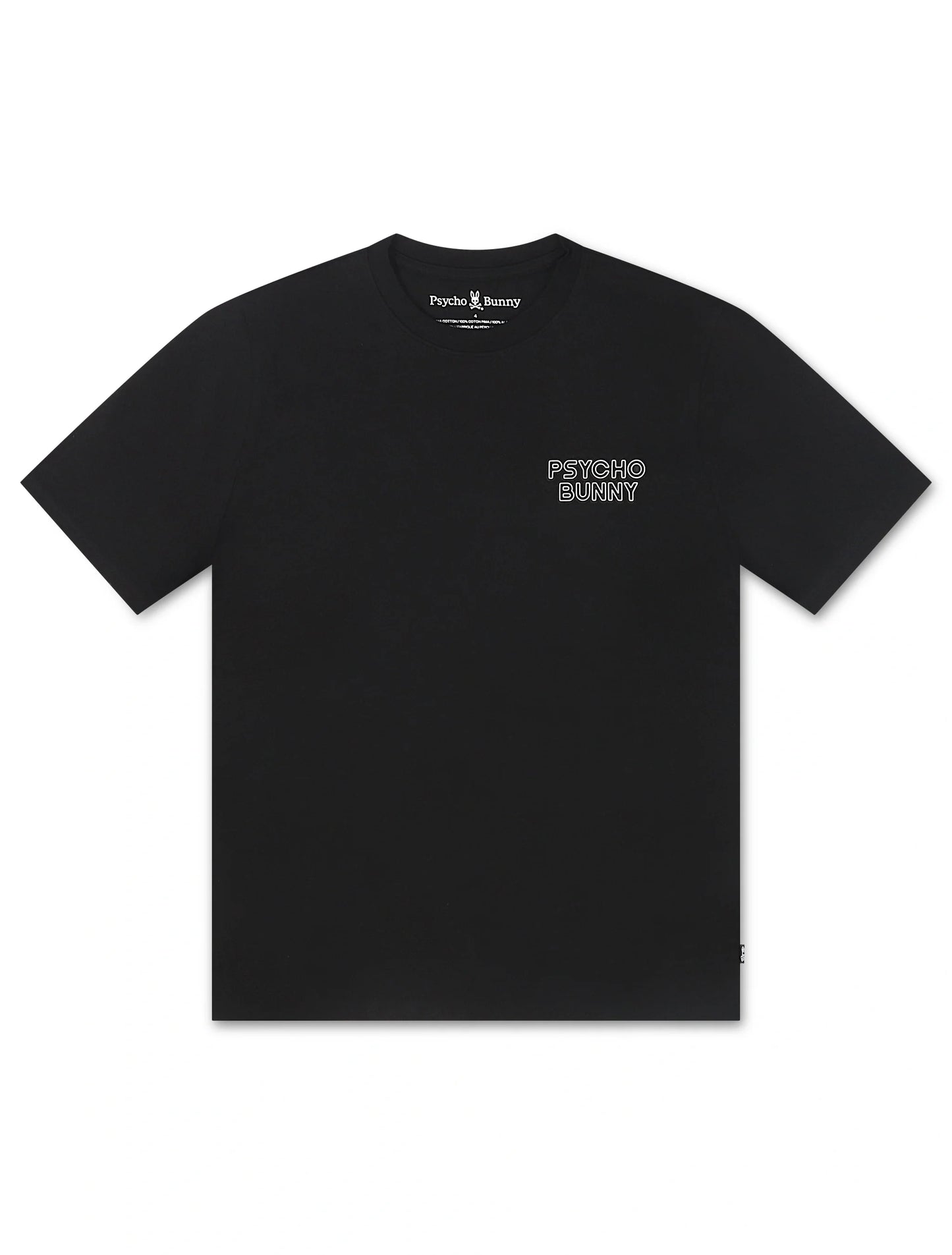 Psycho Bunny Sydney Back Graphic Tee - Black