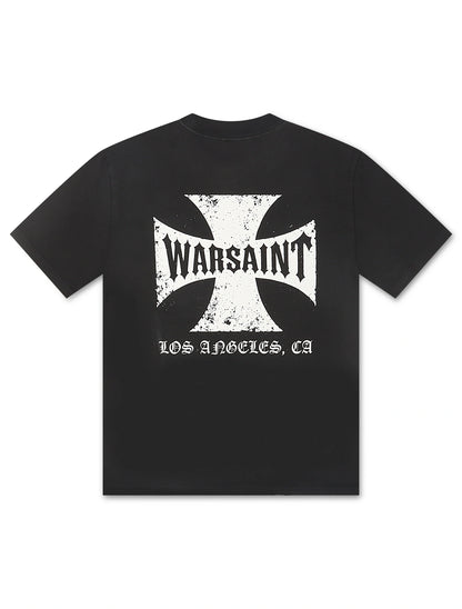 Warsaint Cross Tee - Black