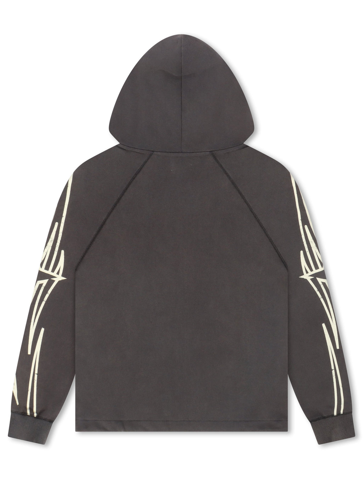 BLDG4 Streak Zip-up Hoodie - Charcoal Art