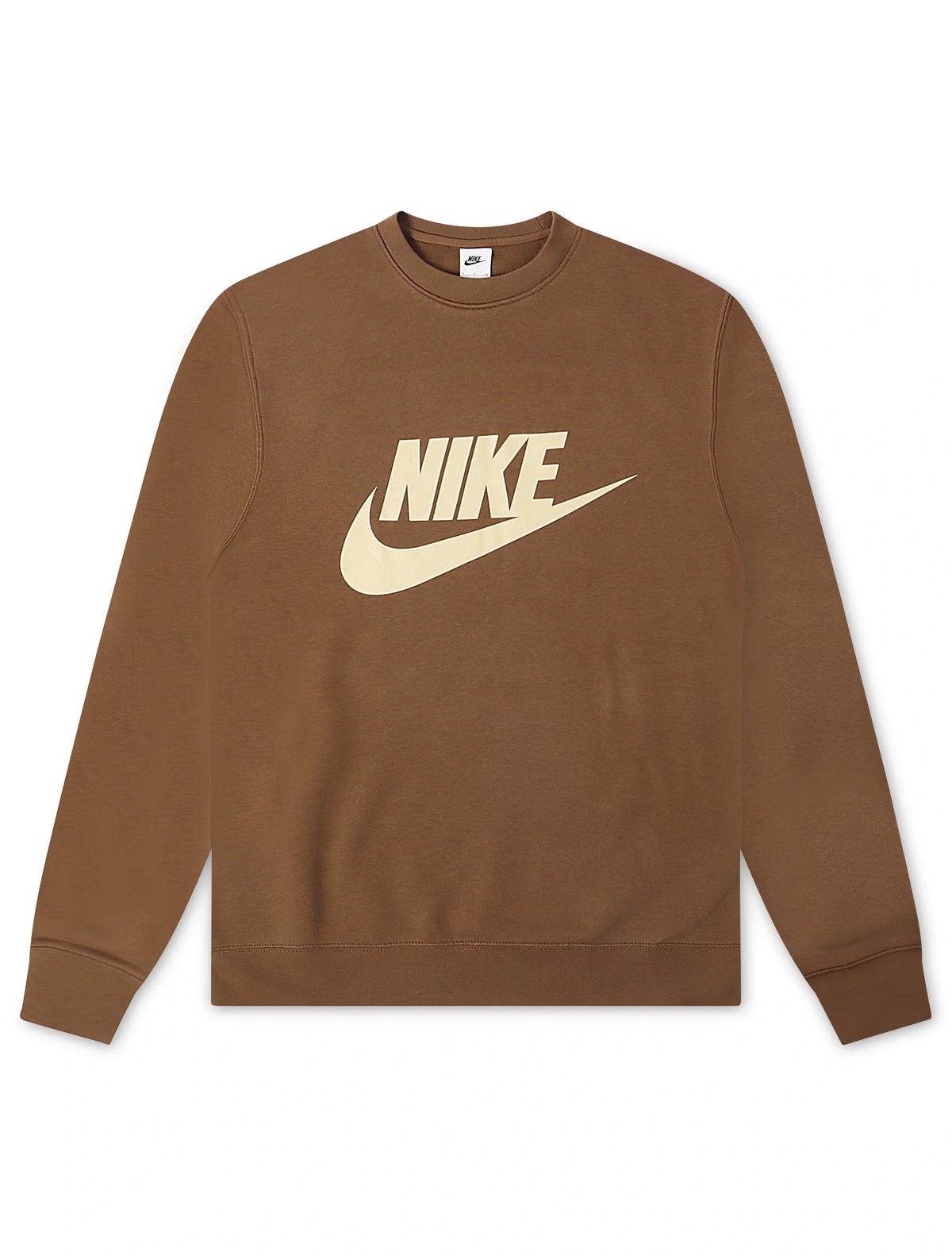 Nike Mens Club Crewneck - Mosswood Brown
