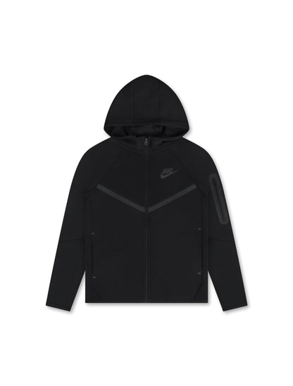 Nike Big Kids Tech Fleece Hoodie - Black