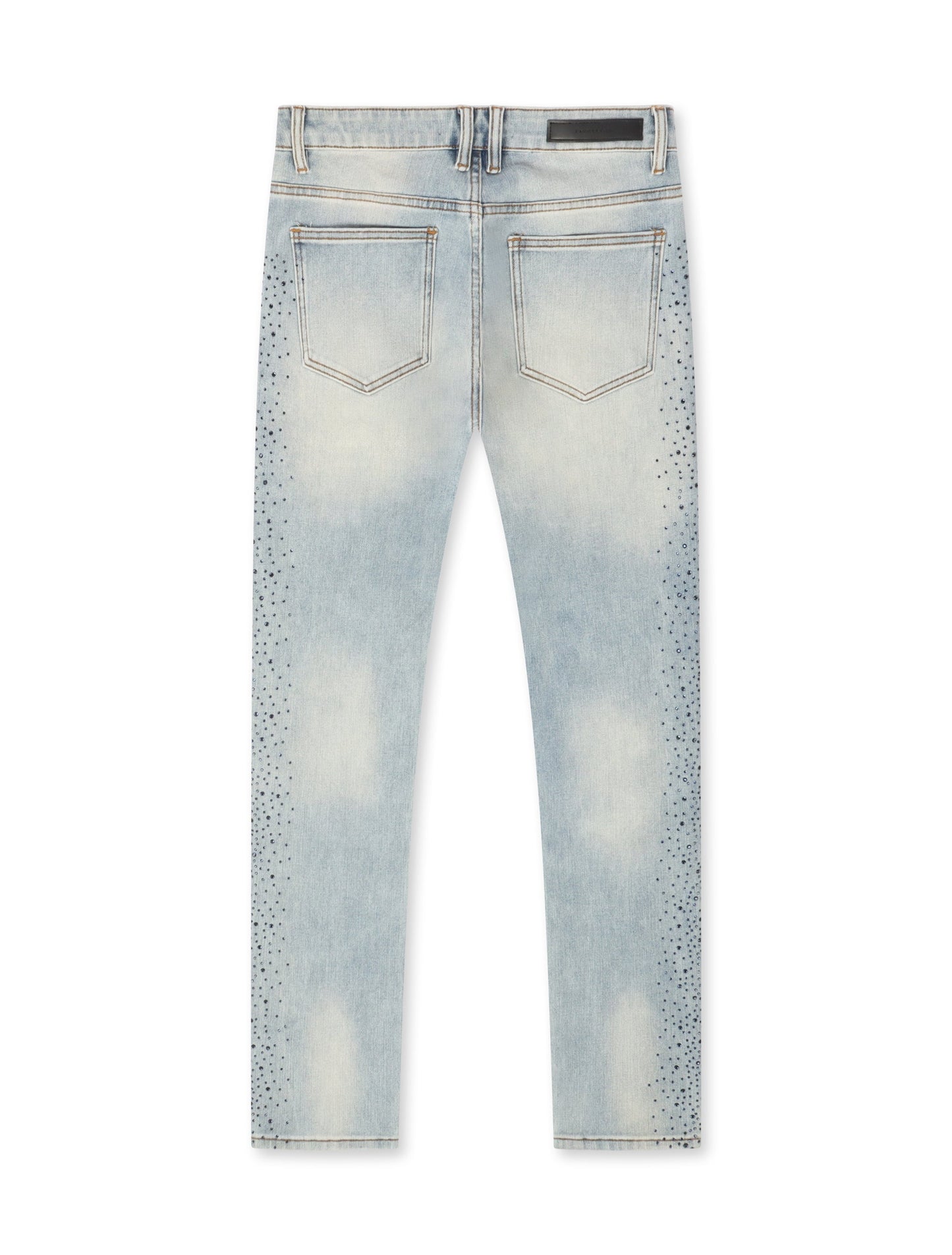Embellish Frost Denim Slim Jeans - Blue