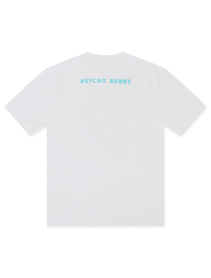 Psycho Bunny Wellington Graphic Tee - White