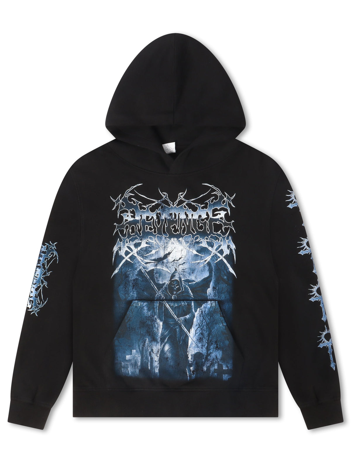 Revenge Chrome Reaper Hoodie - Black