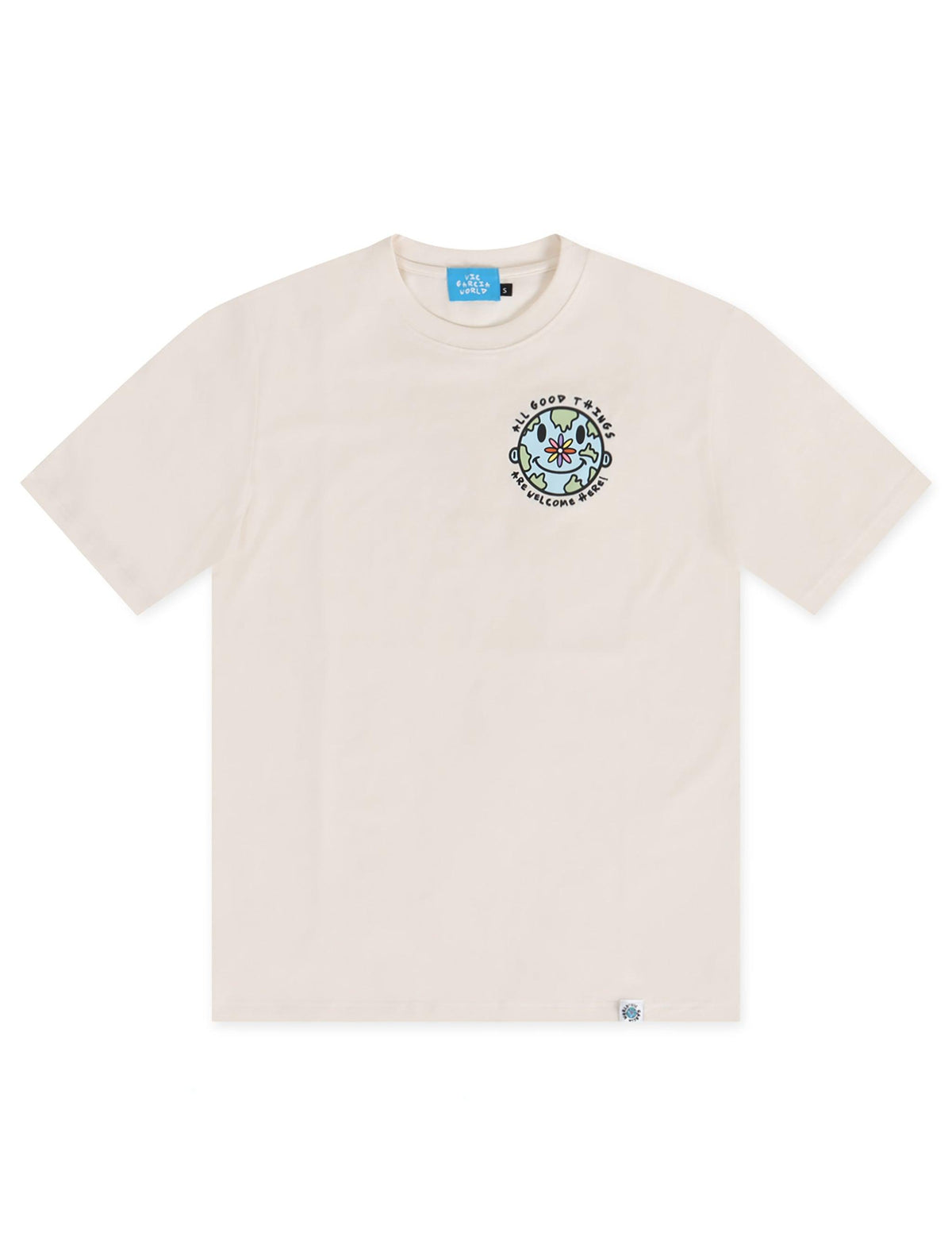 Vic Garcia World Love All Tee - Cream