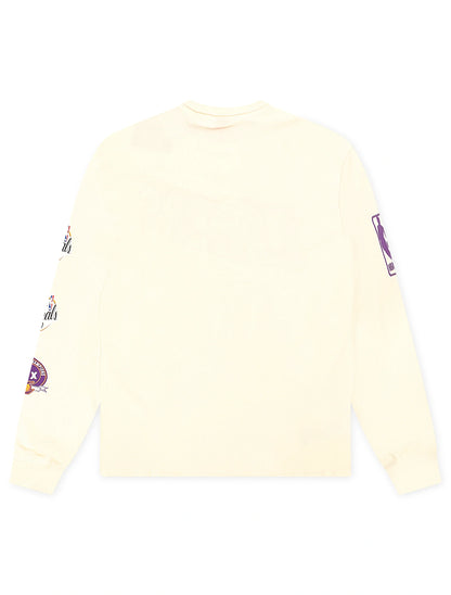Mitchell & Ness Lakers Long Sleeve - Cream