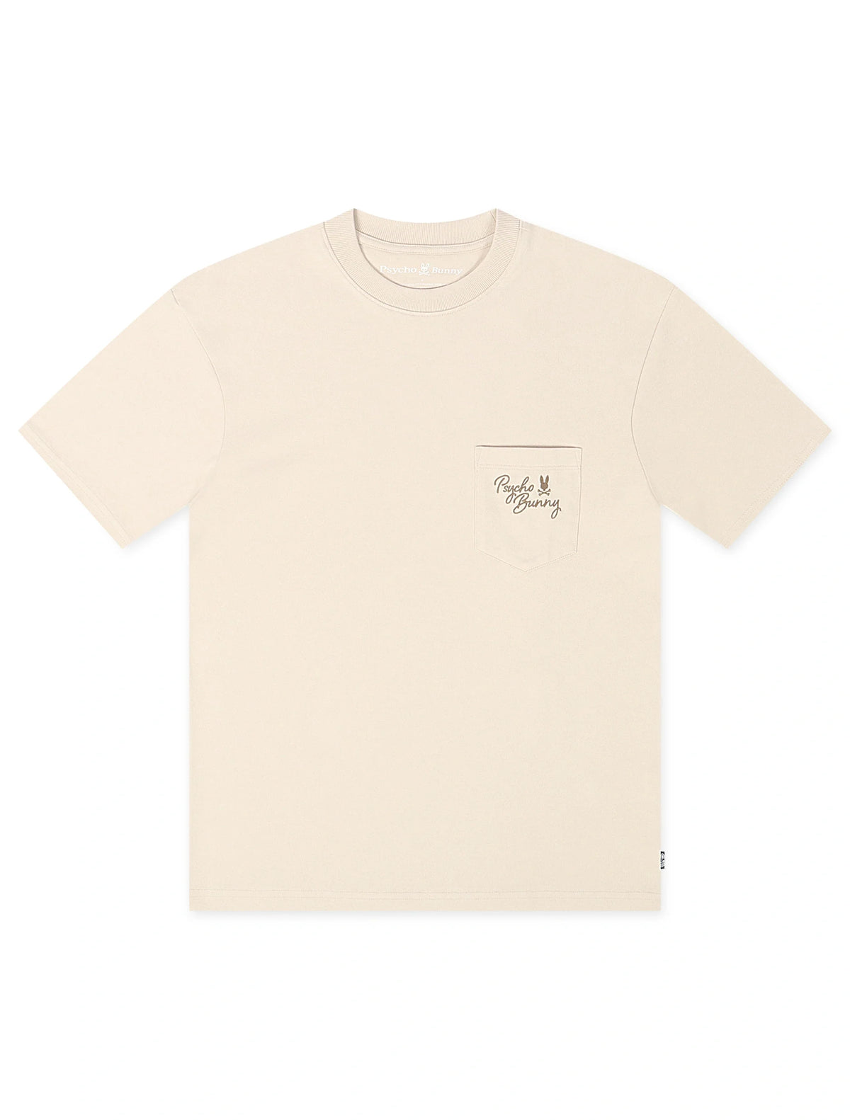 Psycho Bunny Desert Relaxed Pocket Tee - Natural Linen