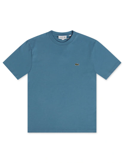 Lacoste Mens Cotton Tee - Blue