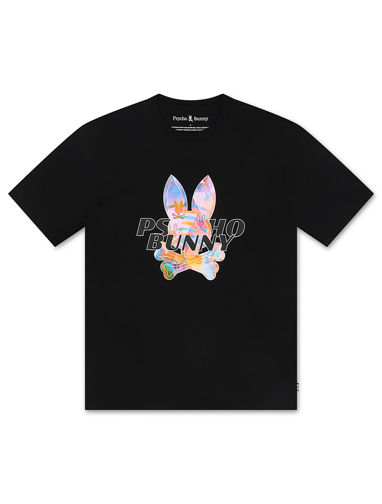 Psycho Bunny Milos Graphic Tee - Black