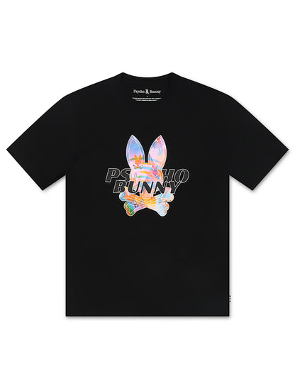 Psycho Bunny Milos Graphic Tee - Black