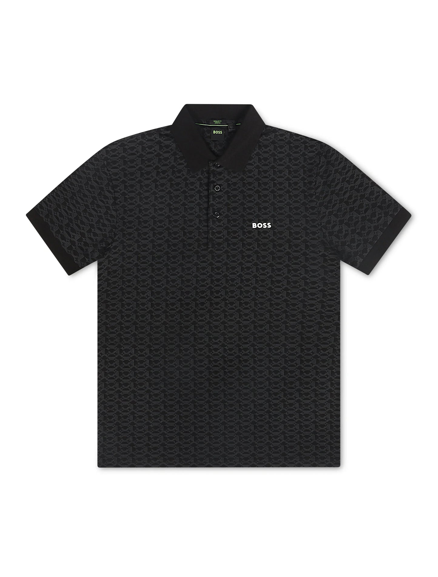 Boss Green Paddy Striped C Polo - Black