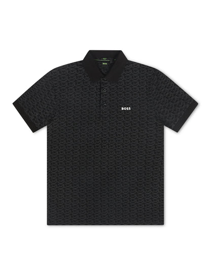 Boss Green Paddy Striped C Polo - Black