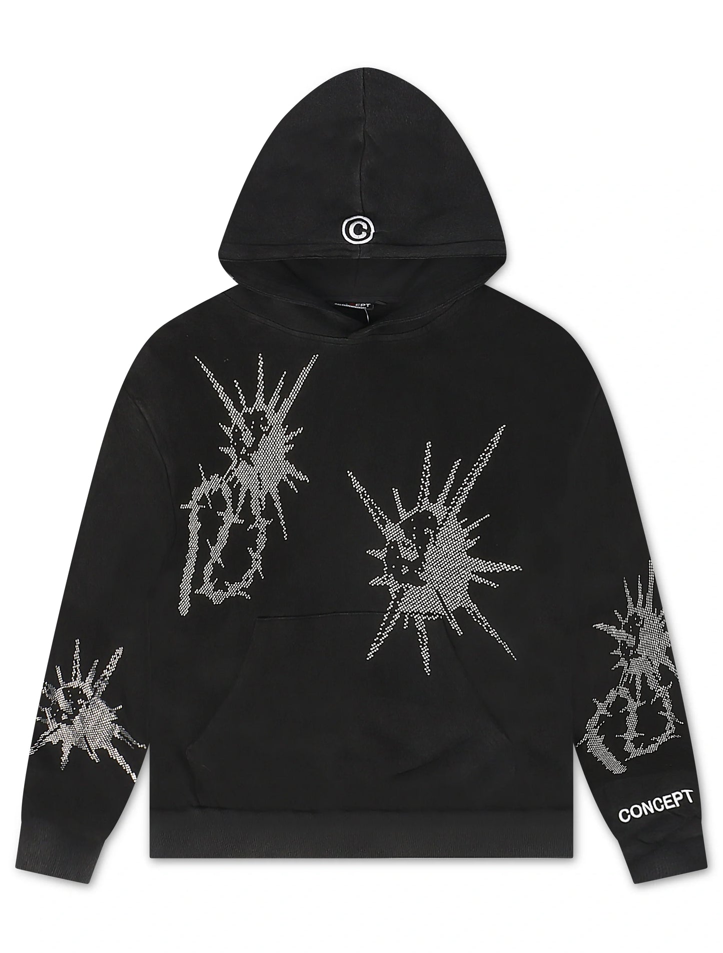 Concept LA Flail Hoodie - Black Washed