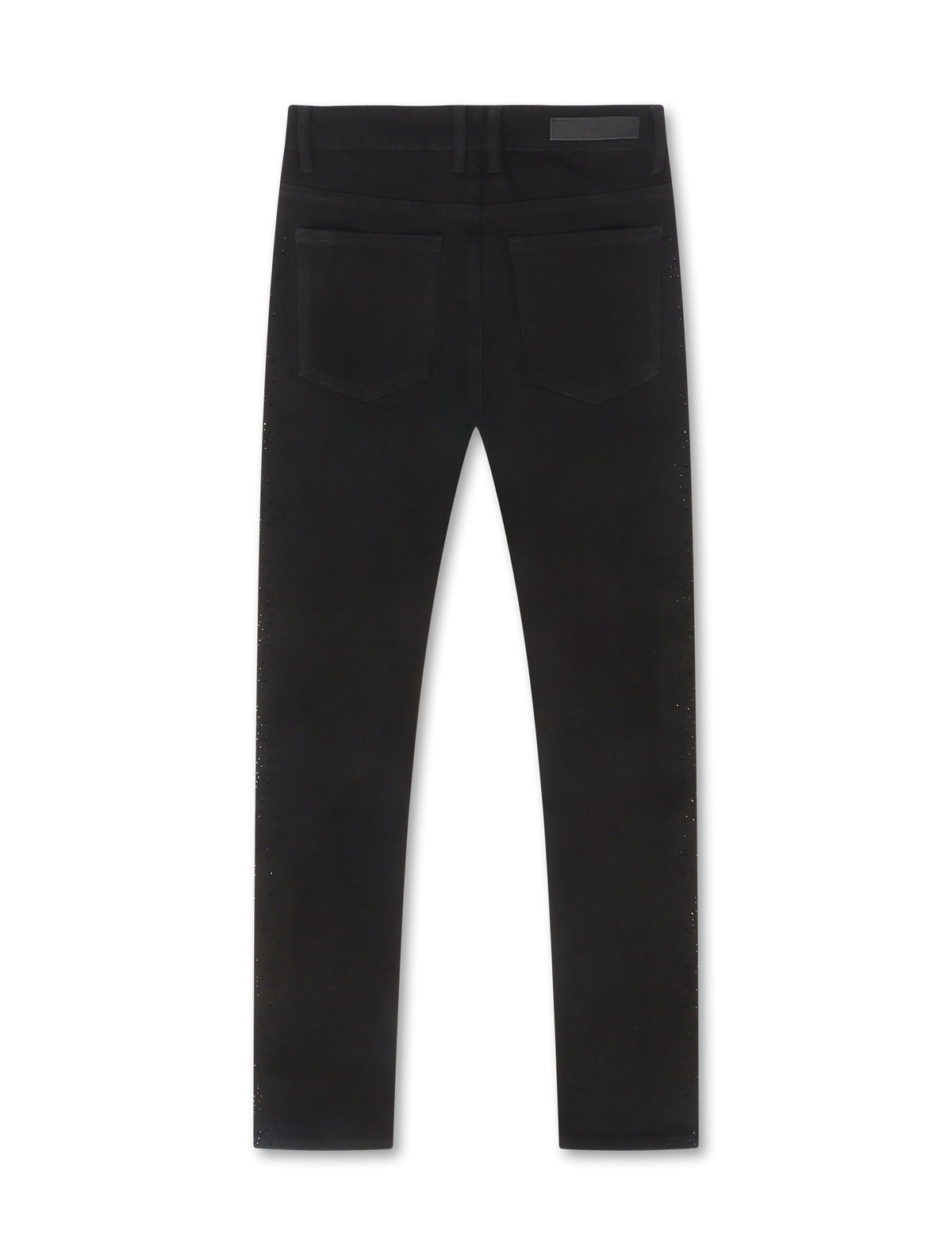 Embellish Frost Denim Rhinestone Jean - Black