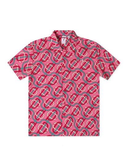 Puma X Palm Tree Crew Button Up - Strawberry