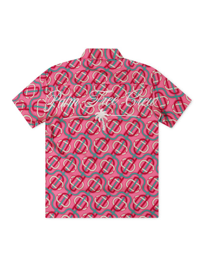 Puma X Palm Tree Crew Button Up - Strawberry