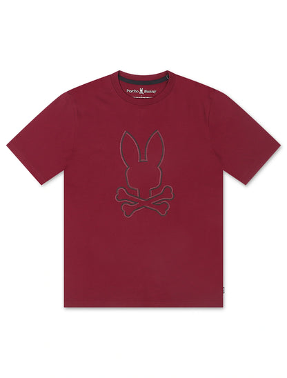 Psycho Bunny Hamilton Graphic Tee - Crimson
