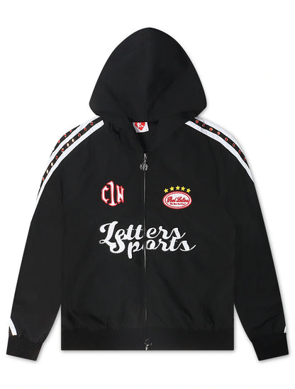 Red Letters x Cam Newton Rhinestone Hoodie - Black