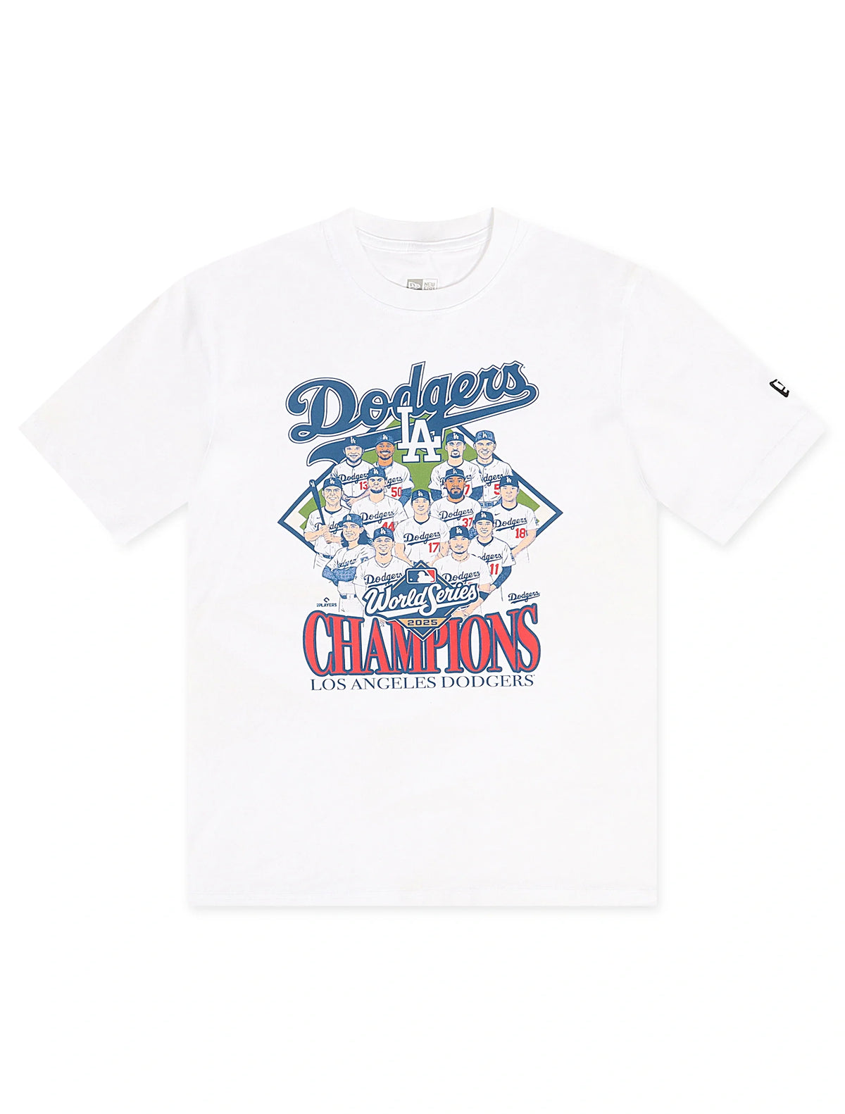 New Era LA Dodgers Portrait Tee - White
