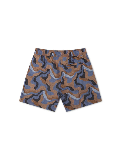 Psycho Bunny Dante Swim Trunks - Brown
