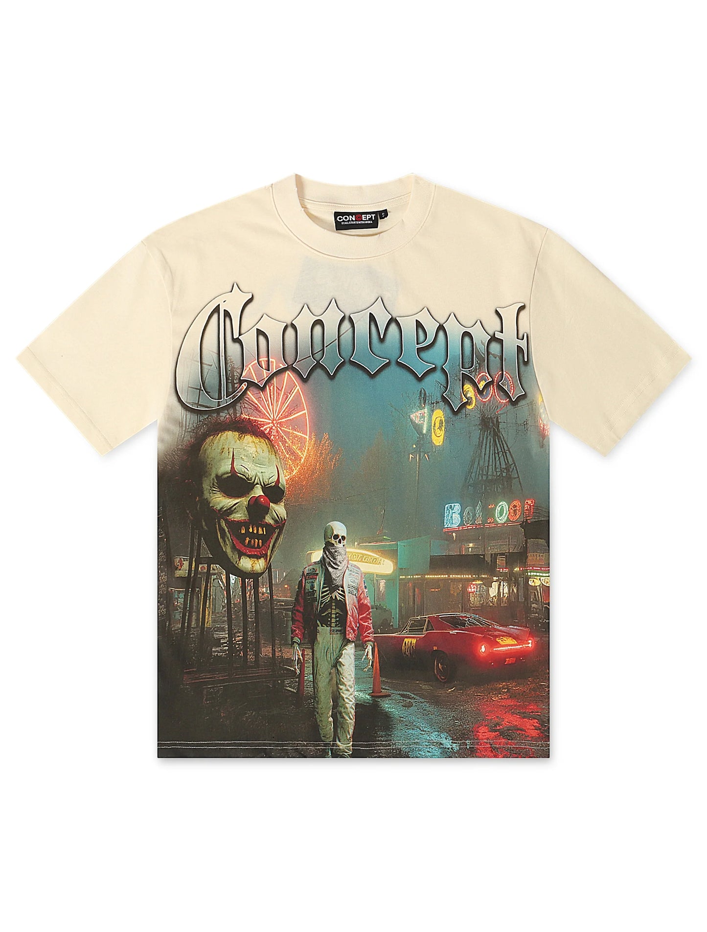 Concept La Carnival Tee - Cream