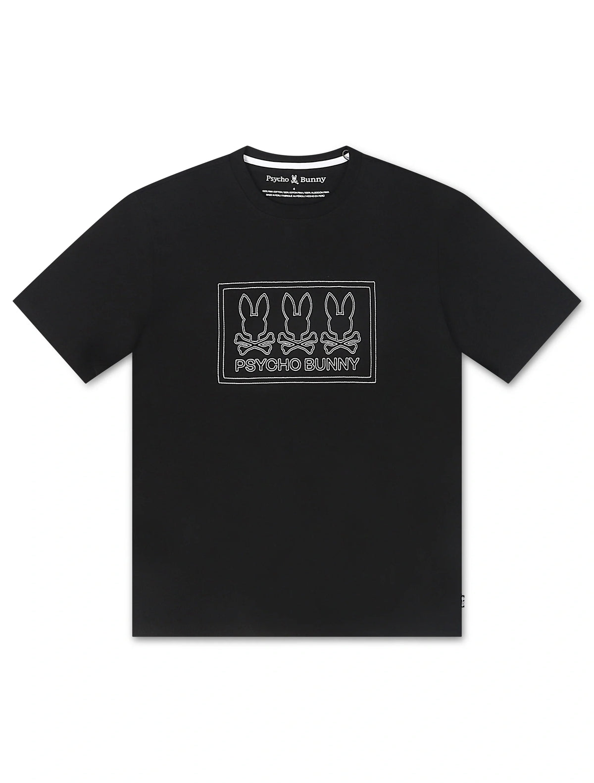 Psycho Bunny Tacoma Graphic Tee - Black