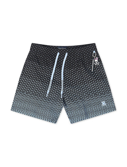 Psycho Bunny Bendigo All Over Print Swim Shorts - Evening Blue