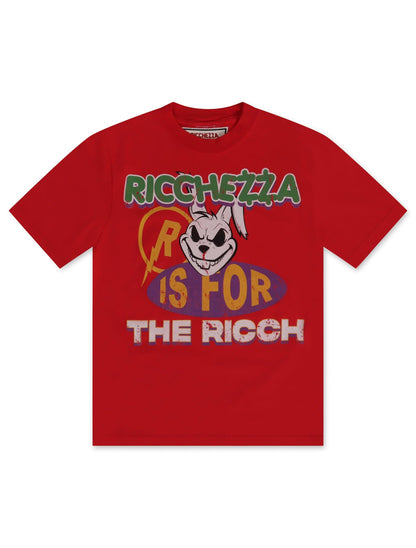 Ricchezza Eatricch Tee - Red