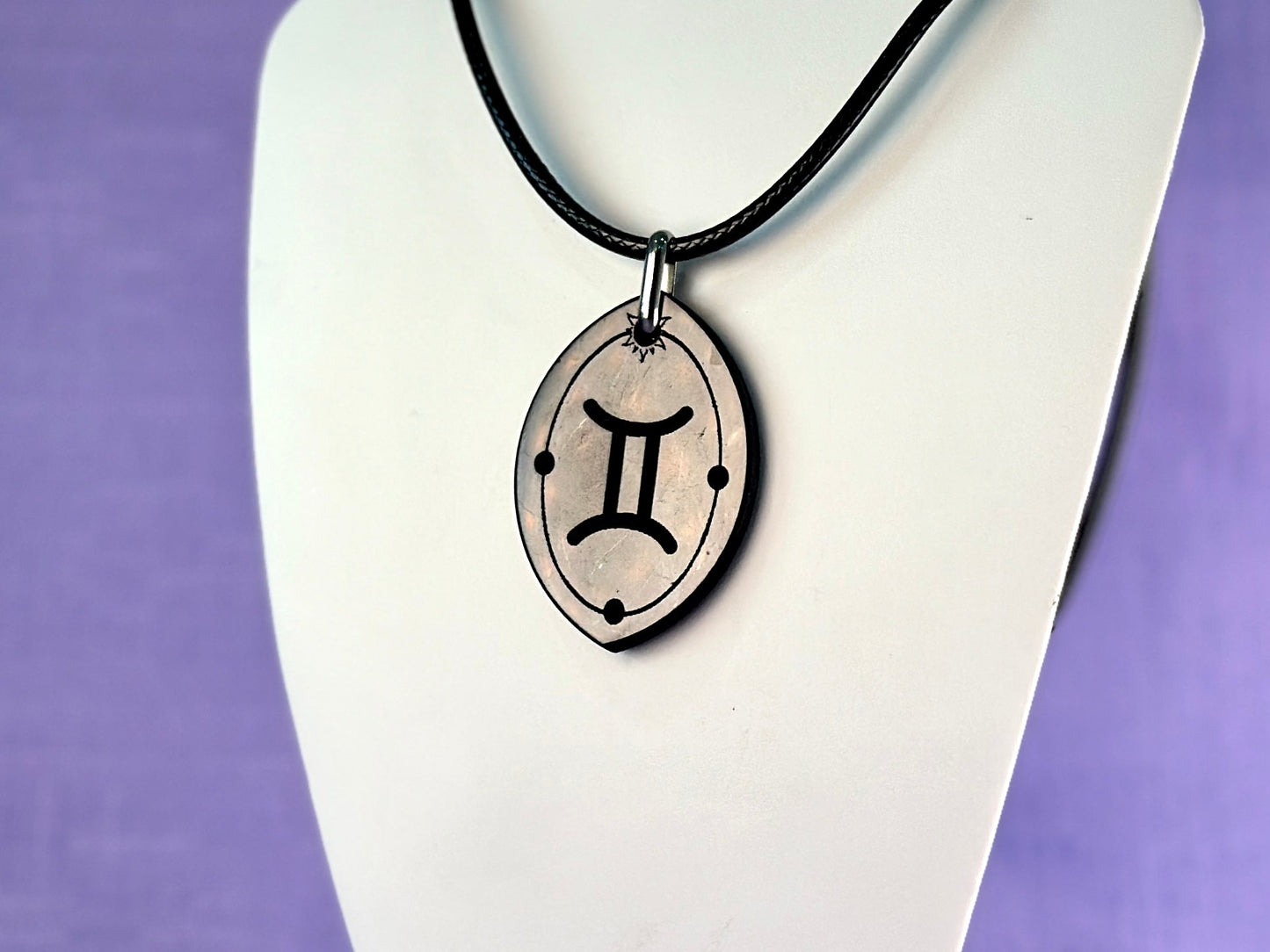 ASTROLOGY SHUNGITE PENDANTS! - EMF Protection - Hand Cut Genuine Natural Shungite Pendant High Quality Black Lustrous Gemstone from Russia