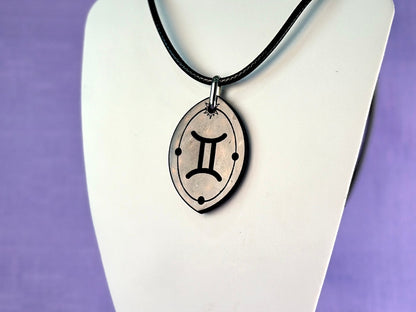 ASTROLOGY SHUNGITE PENDANTS! - EMF Protection - Hand Cut Genuine Natural Shungite Pendant High Quality Black Lustrous Gemstone from Russia