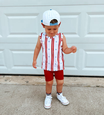 Stars & Stripes Bamboo Tank