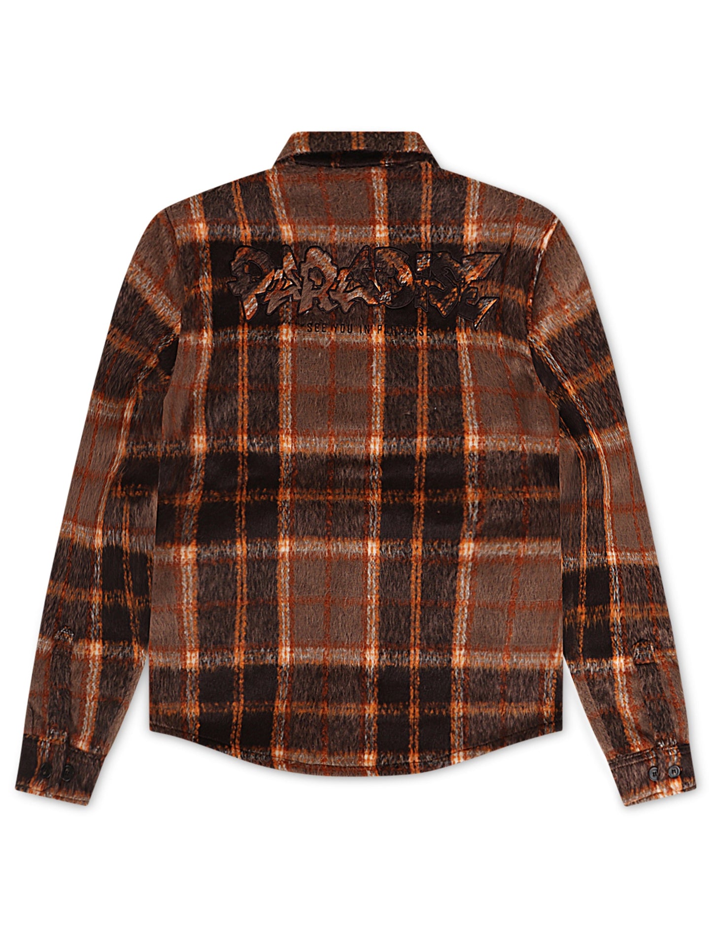 Jordan Craig Kids Graffiti Shirt Jacket - Brown