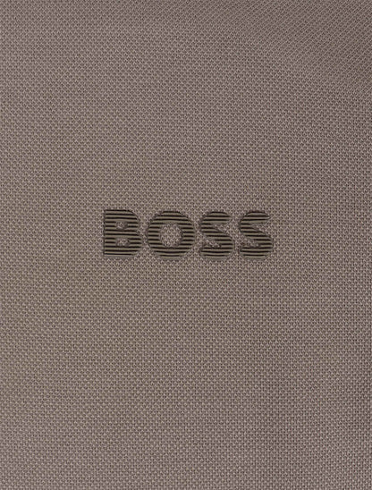 Boss Green Soody MIrror Hoodie - Coffee