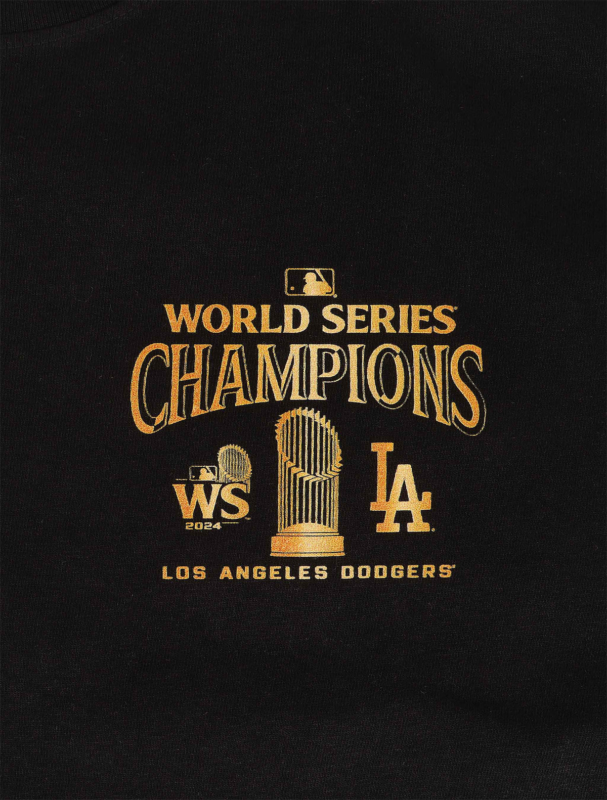 Retro Flair World Series Champions Tee - Black