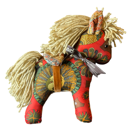 Roy Soleil Vintage Silk Scarf Noble Pony